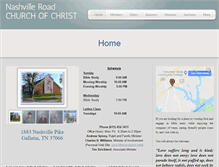 Tablet Screenshot of nashvilleroad.org